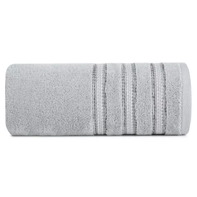 Ręcznik kąpielowy SELENA z bordiurą w paski Eurofirany
