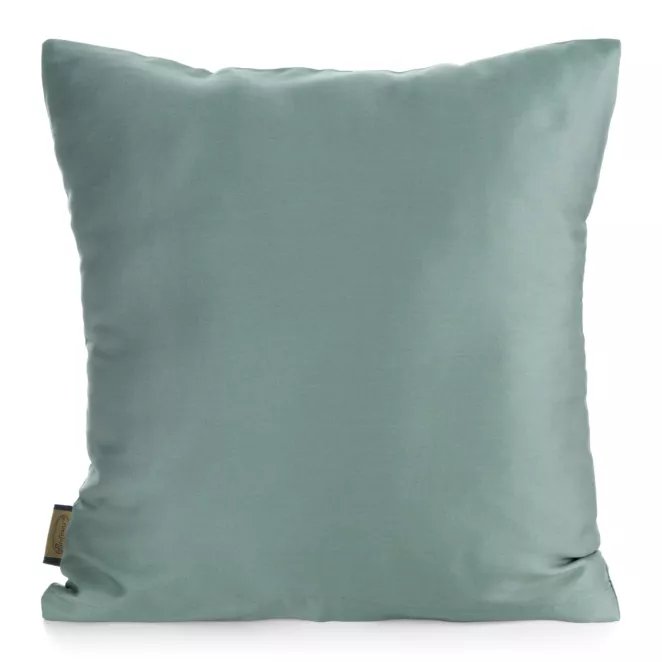Poszewka na poduszkę 40x40 cm z satyny bawełnianej kolor szałwiowa NOVA Eurofirany