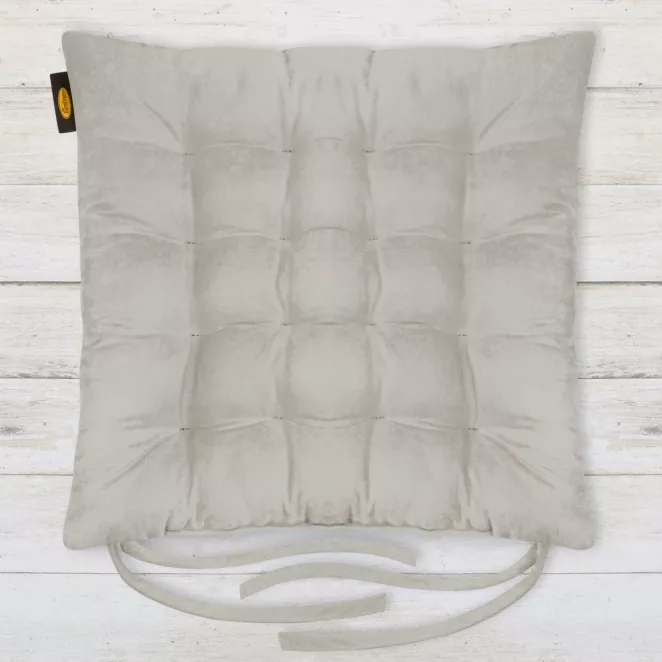ADORE dwustronna welurowa poduszka siedzisko na krzesło z szesnastoma pikowaniami Eurofirany