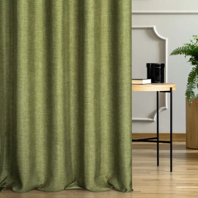 Tkanina zasłonowa zaciemniająca z delikatnym efektem melanżu Eurofirany