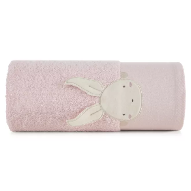 Ręcznik dziecięcy BABY 59 z bawełny zdobiony króliczkiem Eurofirany