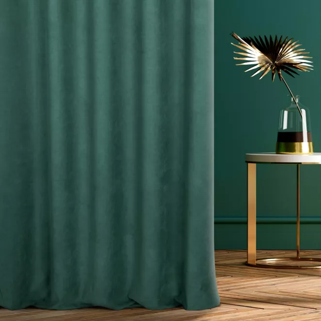 Tkanina zasłonowa gładka welurowa Eurofirany