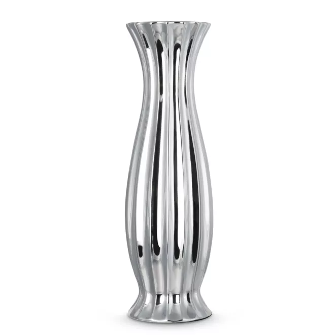 Wazon dekoracyjny FELIX o lśniącej powierzchni Eurofirany