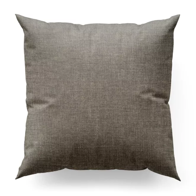 Poszewka szyta stalowa z tkaniny o grubym splocie