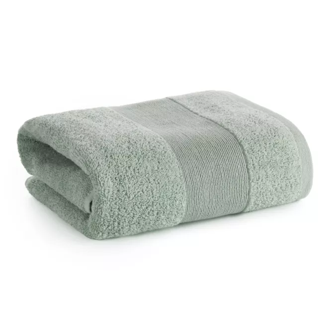 Ręcznik do rąk 30x50 cm bawełniany kolor miętowy z ozdobną błyszczącą bordiurą 500 g/m2 ZOJA Eurofirany