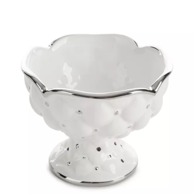 Pojemnik z glinki ceramicznej ADORE z wytłaczanym wzorem Eurofirany