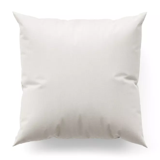 Poszewka na wymiar kremowa z miękkiej w dotyku tkaniny szenilowej