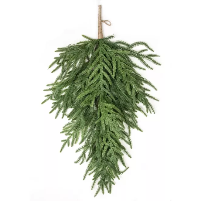 Zimowa świąteczna gałązka iglasta Eurofirany