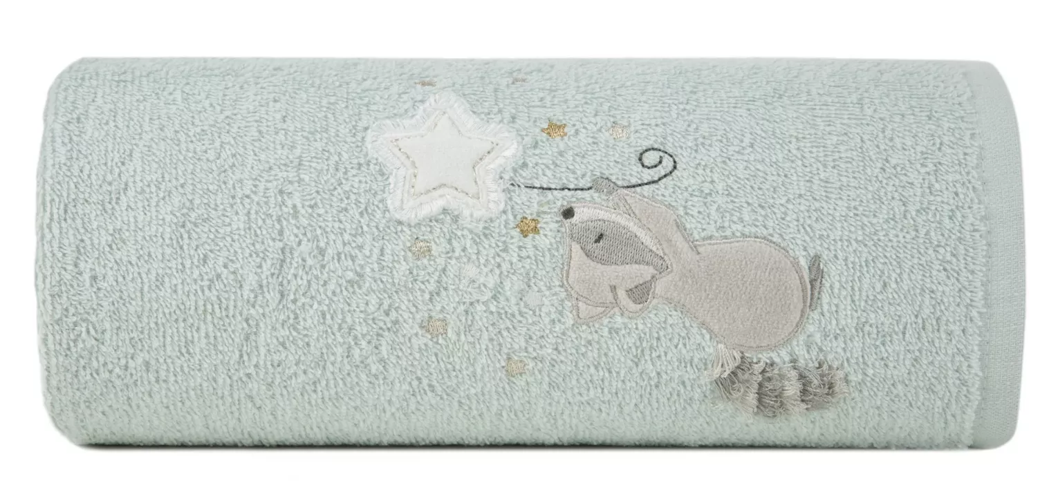 Ręcznik kąpielowy dziecięcy 50x90 cm bawełniany kolor niebieski 400 g/m2 BABY 48 Eurofirany