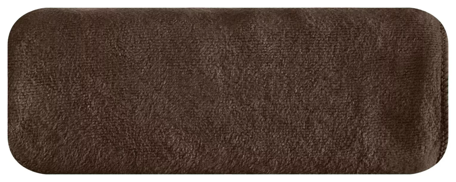 Ręcznik szybkoschnący 50x90 cm z mikrofibry kolor brązowy sportowy 380 g/m2 AMY Eurofirany