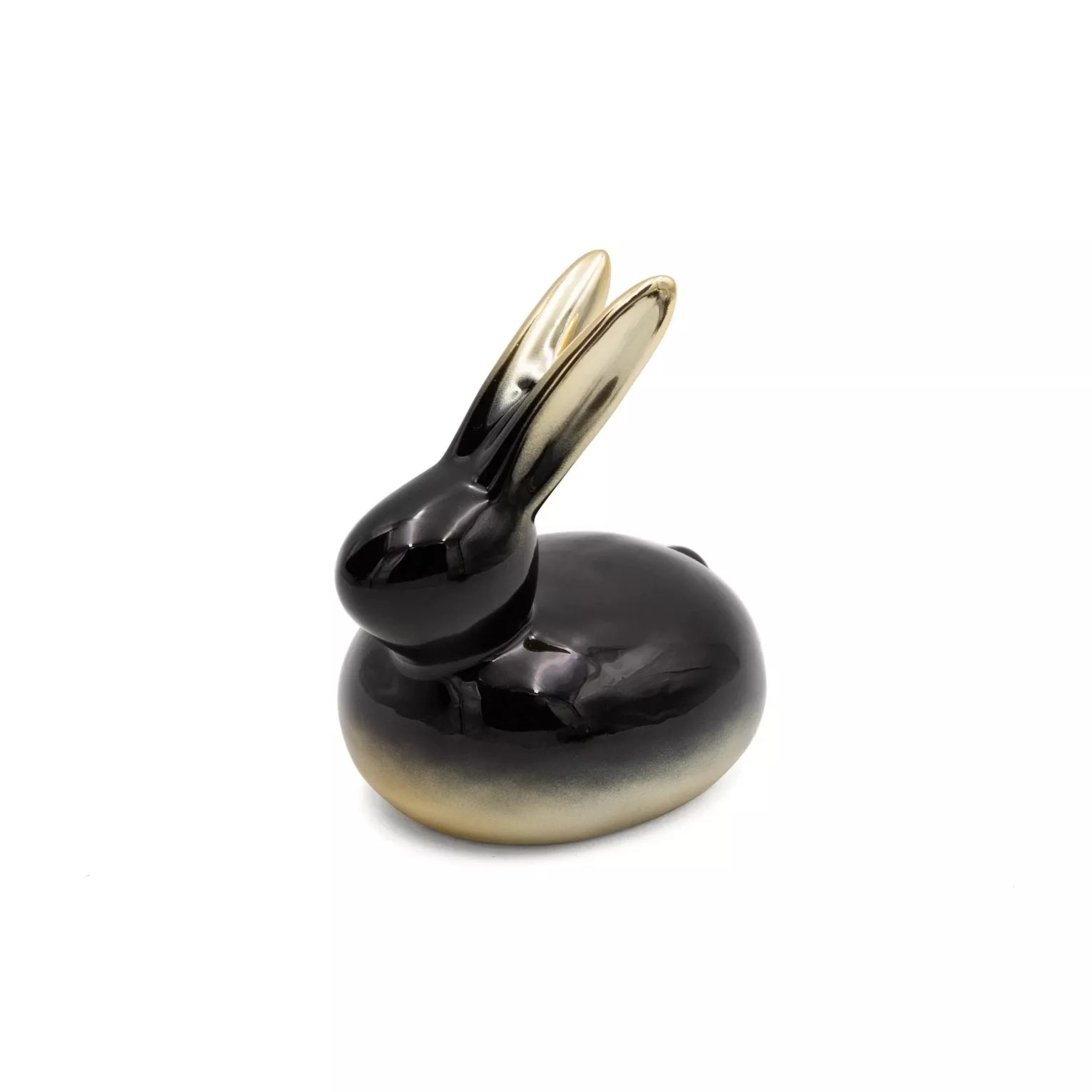 Figurka wielkanocna ZAJĄCZEK z glinki ceramicznej z efektem ombre