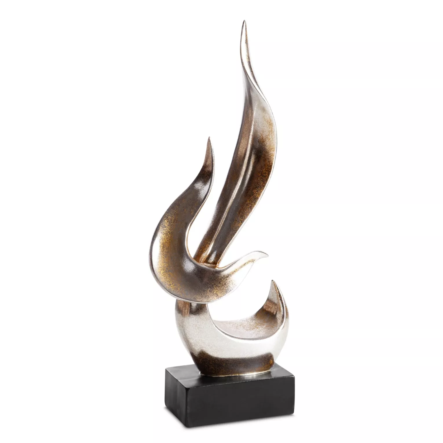 Figurka złoto-czarna półmatowa 14x8x37 cm ZOE Eurofirany