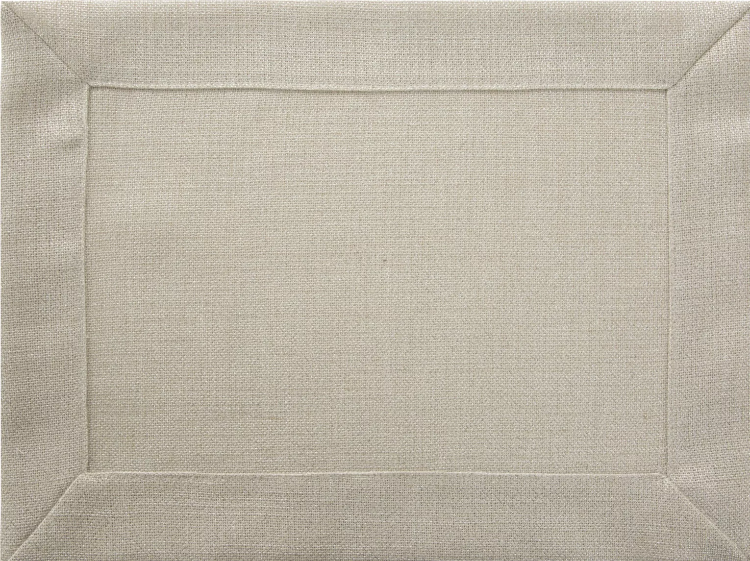 Komplet serwet 4 szt beżowy 30x40 cm LANA z dodatkiem błyszczącej nici i subtelnej kanty