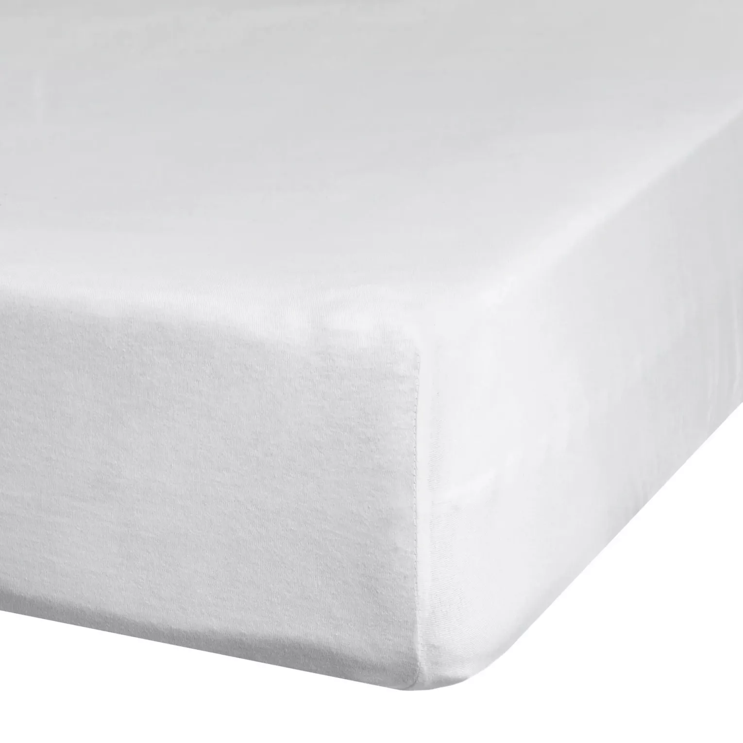 Prześcieradło jersey z gumką 220x200 cm z bawełny kolor biały 140 g/m2 Eurofirany