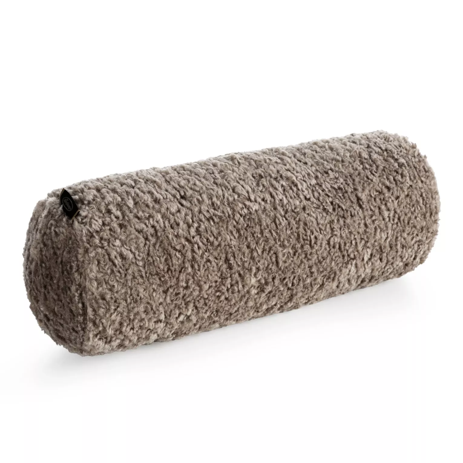 Poduszka wałek 15 x 45 cm z tkaniny typu bukla beżowa Eurofirany