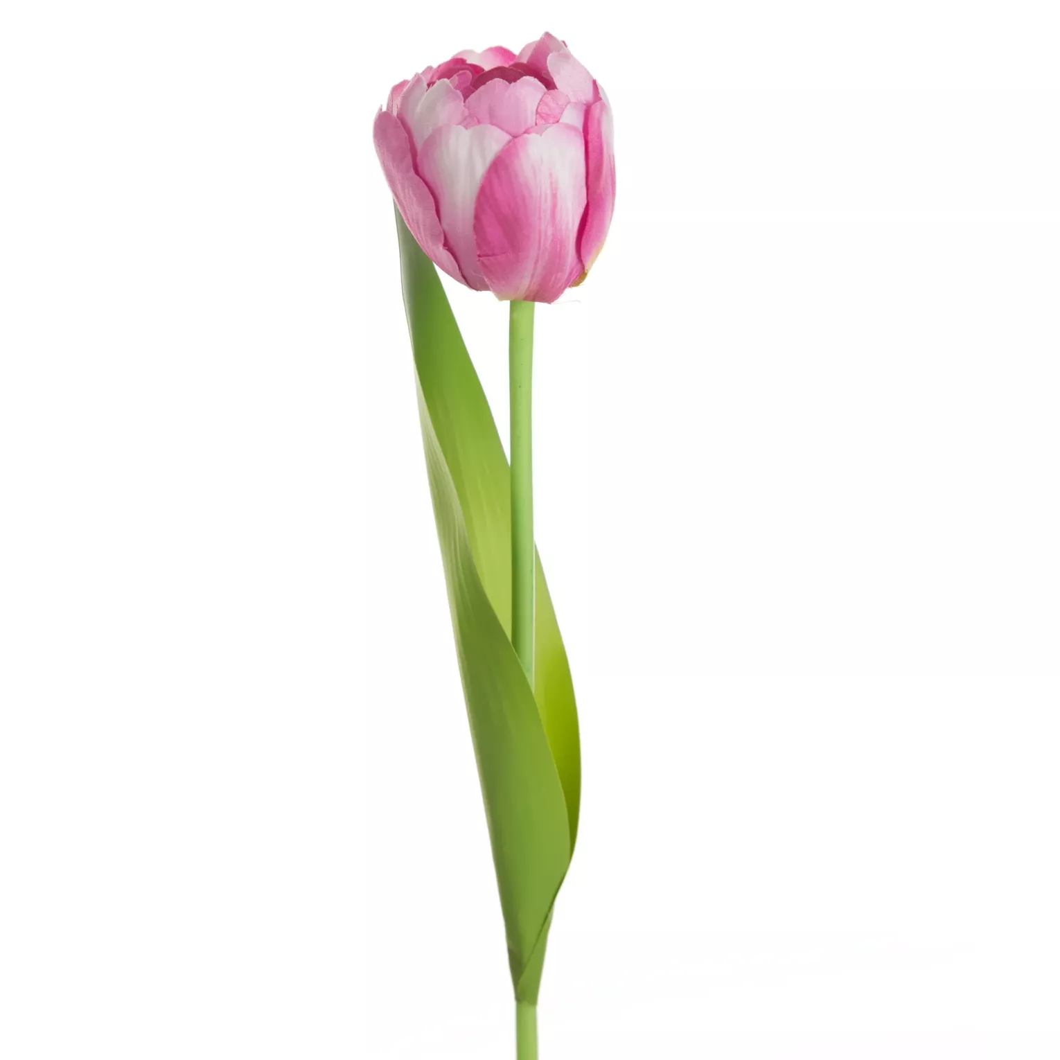 Kwiat sztuczny tulipan różowy 37 cm