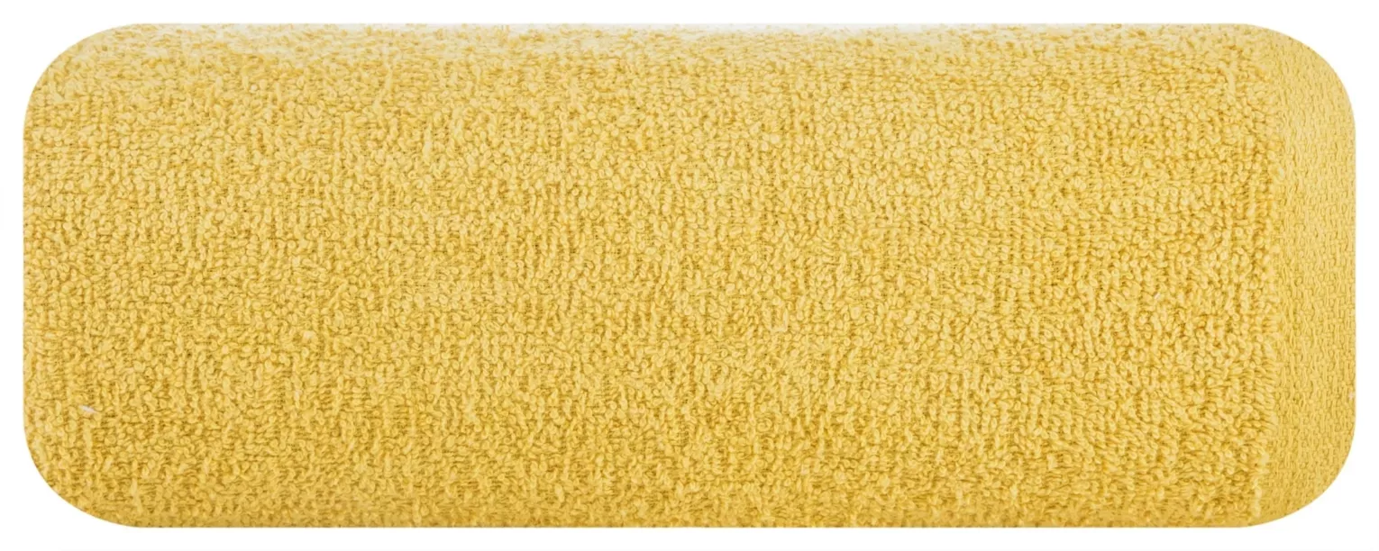 Ręcznik kąpielowy 70x140 cm bawełniany kolor musztardowy 400 g/m2 GŁADKI 1 Eurofirany