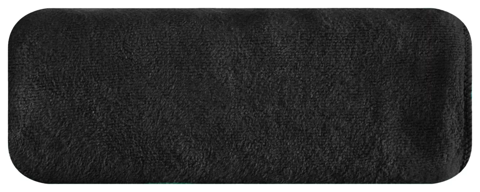 Ręcznik do rąk 30x30 cm z mikrofibry kolor czarny sportowy,szybkoschnący 380 g/m2 AMY Eurofirany
