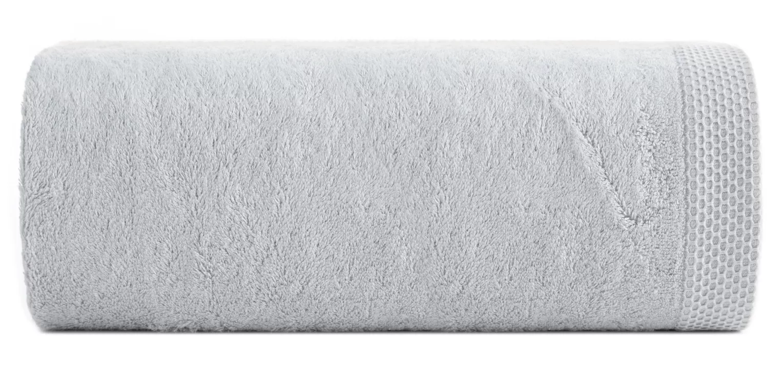Ręcznik do rąk 30x50 cm bawełniany kolor srebrny 500 g/m2 HARMONY Eurofirany
