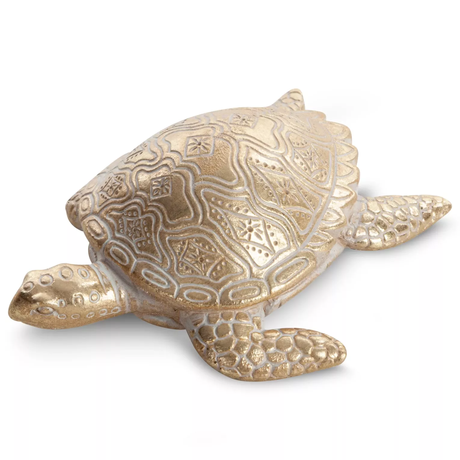 Figurka złota żółw 13x10x5 cm Eurofirany