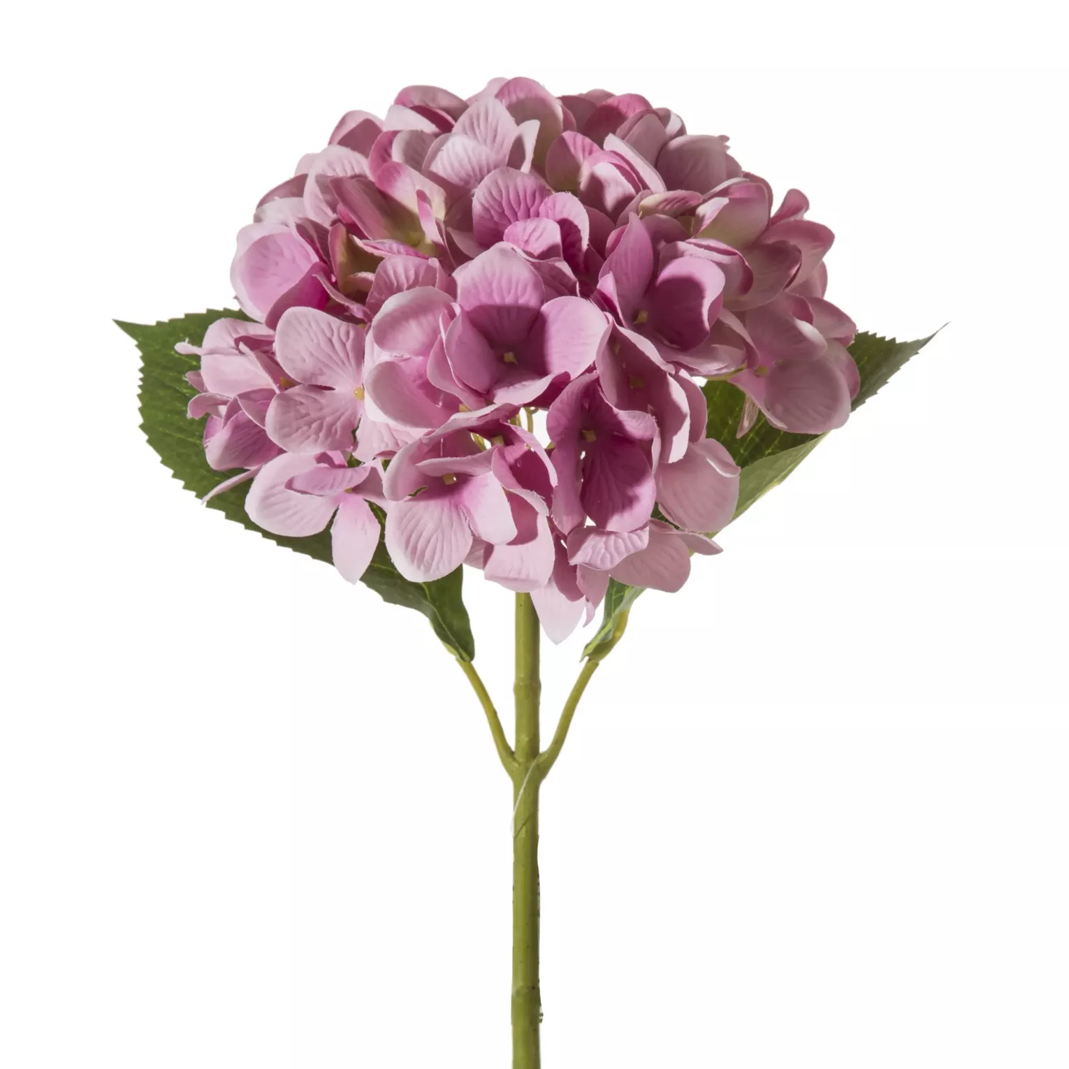 Kwiat sztuczny hortensja różowy 75 cm