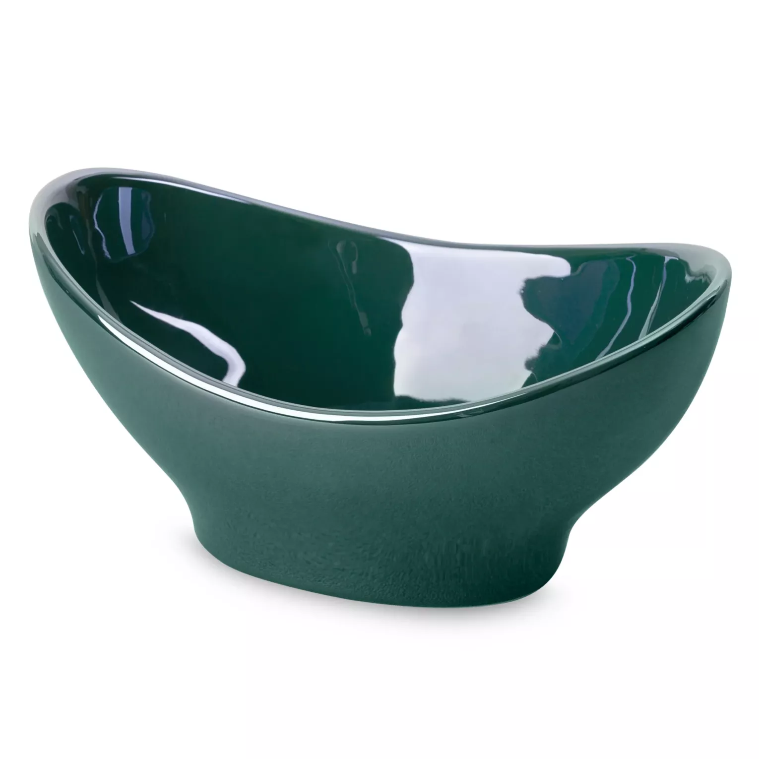 Misa ceramiczna dekoracyjna turkusowa o kształcie łódki 30x18x15 cm BENTO Eurofirany