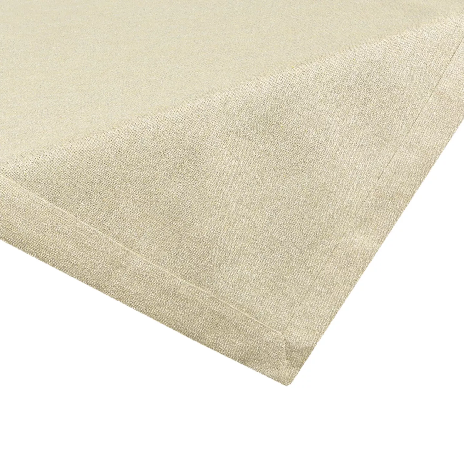 Bieżnik na stół złoty 85x85 cm o strukturze płótna STELLA 1 z dodatkiem srebrnej nici