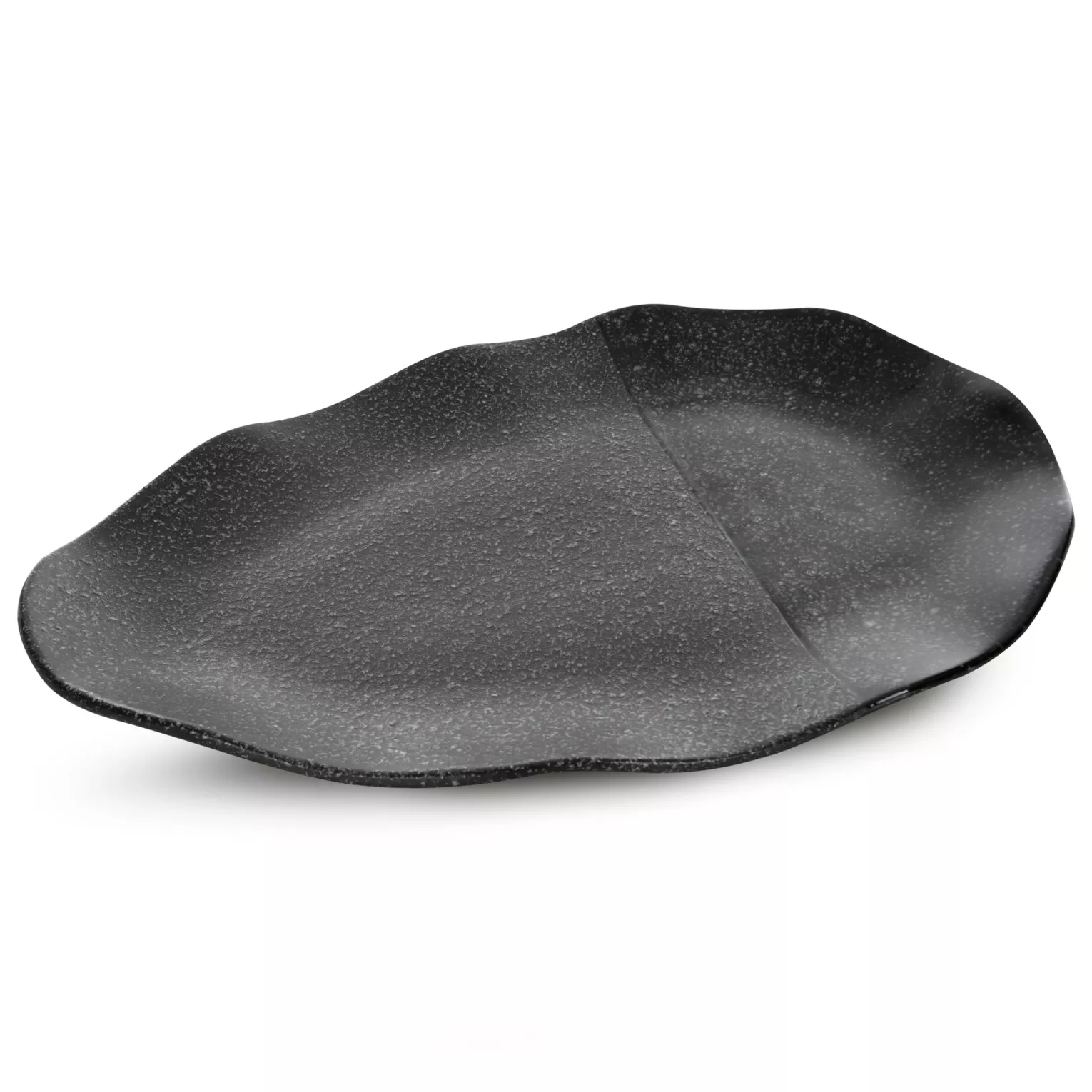 Patera ceramiczna dekoracyjna stalowa 41x26x4 cm MANDI Eurofirany