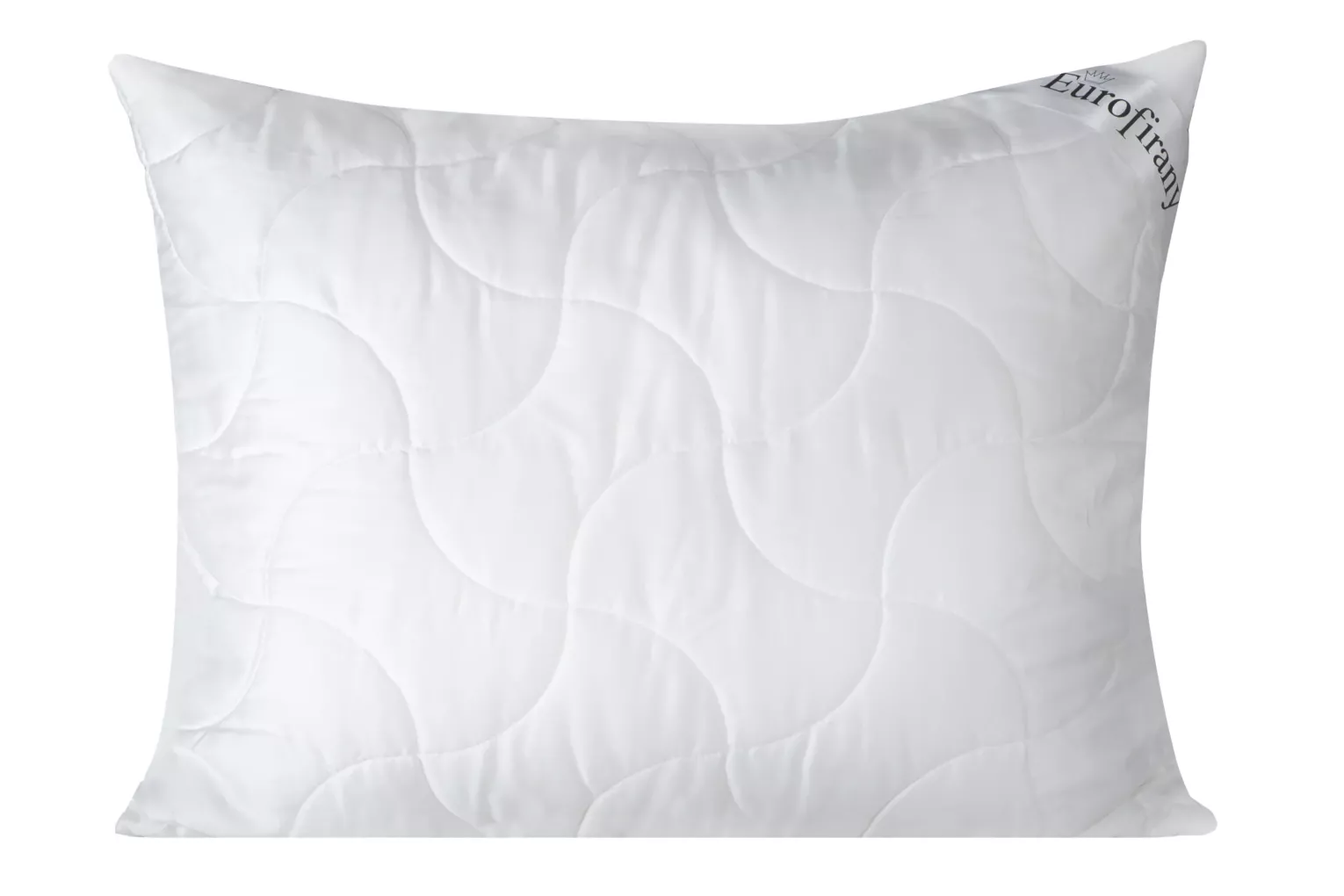 Poduszka 70 x 80 cm biała z wypełnieniem z lekkich kulek z włókna poliestrowego PLATINUM Eurofirany