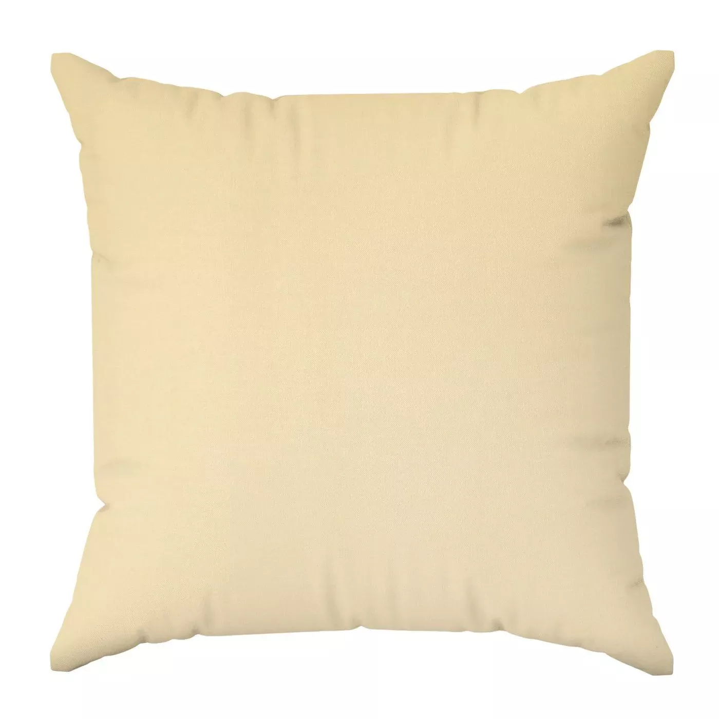 Poszewka na wymiar kremowa z miękkiej tkaniny o welurowej strukturze