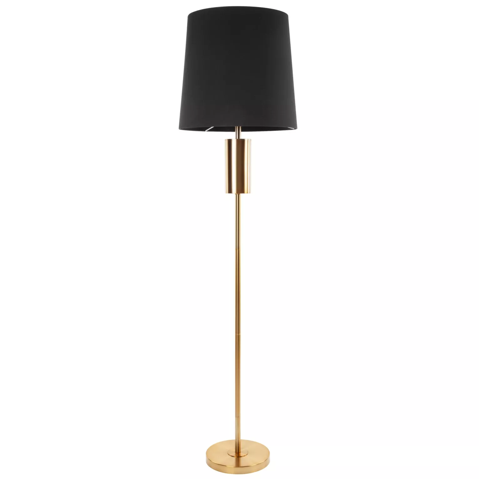 Lampa stojąca do salonu czarna w minimalistycznym stylu 36 x 157 cm LETI  Eurofirany