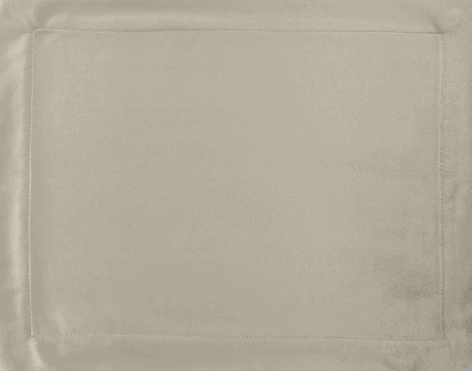 Komplet podkładek 4 szt beżowych 30x40 cm welwetowych MELINDA z ozdobną listwą