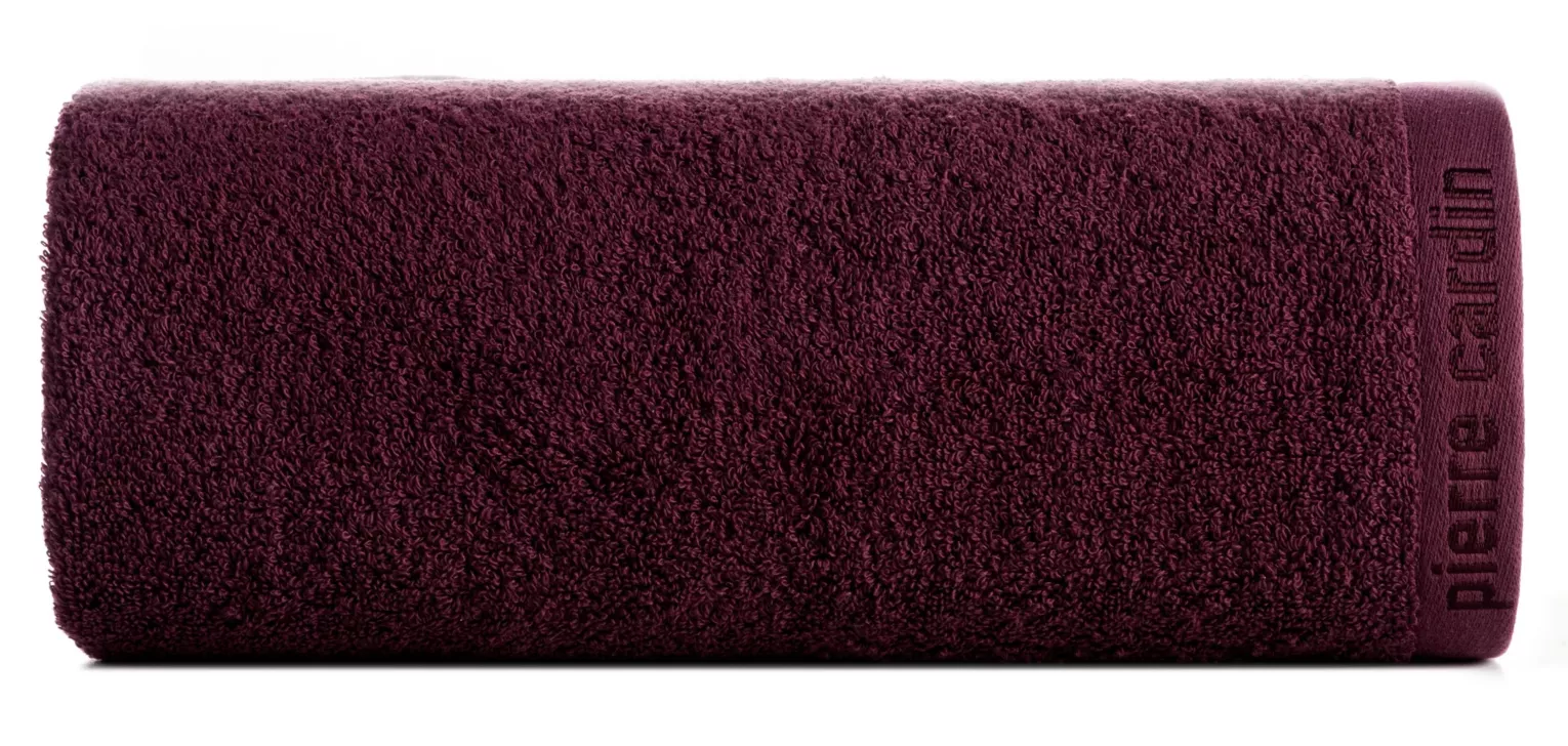 Ręcznik kąpielowy 50x90 cm bawełniany kolor burgundowy 430 g/m2 EVI Pierre Cardin Eurofirany