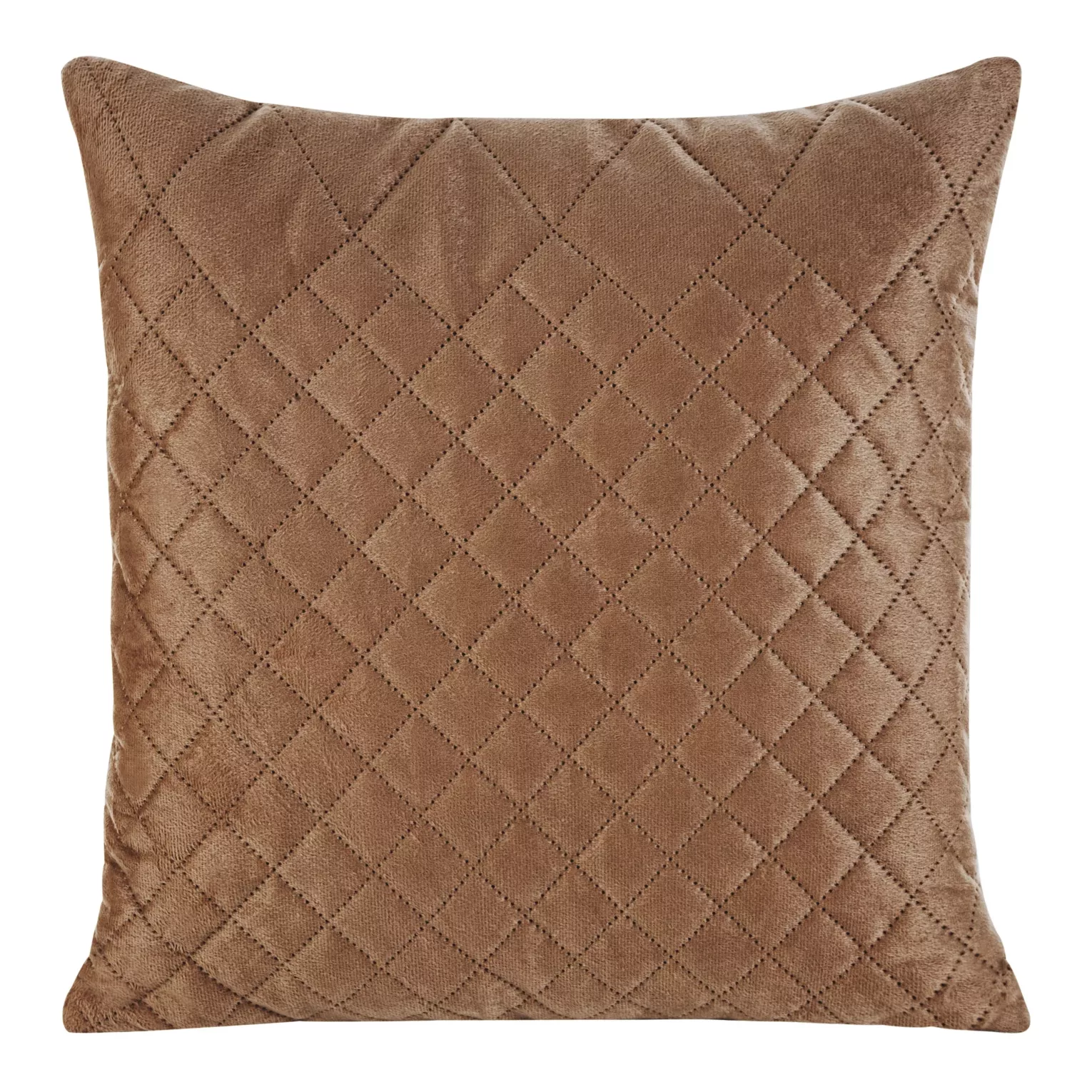Poszewka na poduszkę 40x40 cm welwetowa pikowana metodą hot press w geometryczny wzór ceglasta LUIZ 3 DESIGN 92 Eurofirany