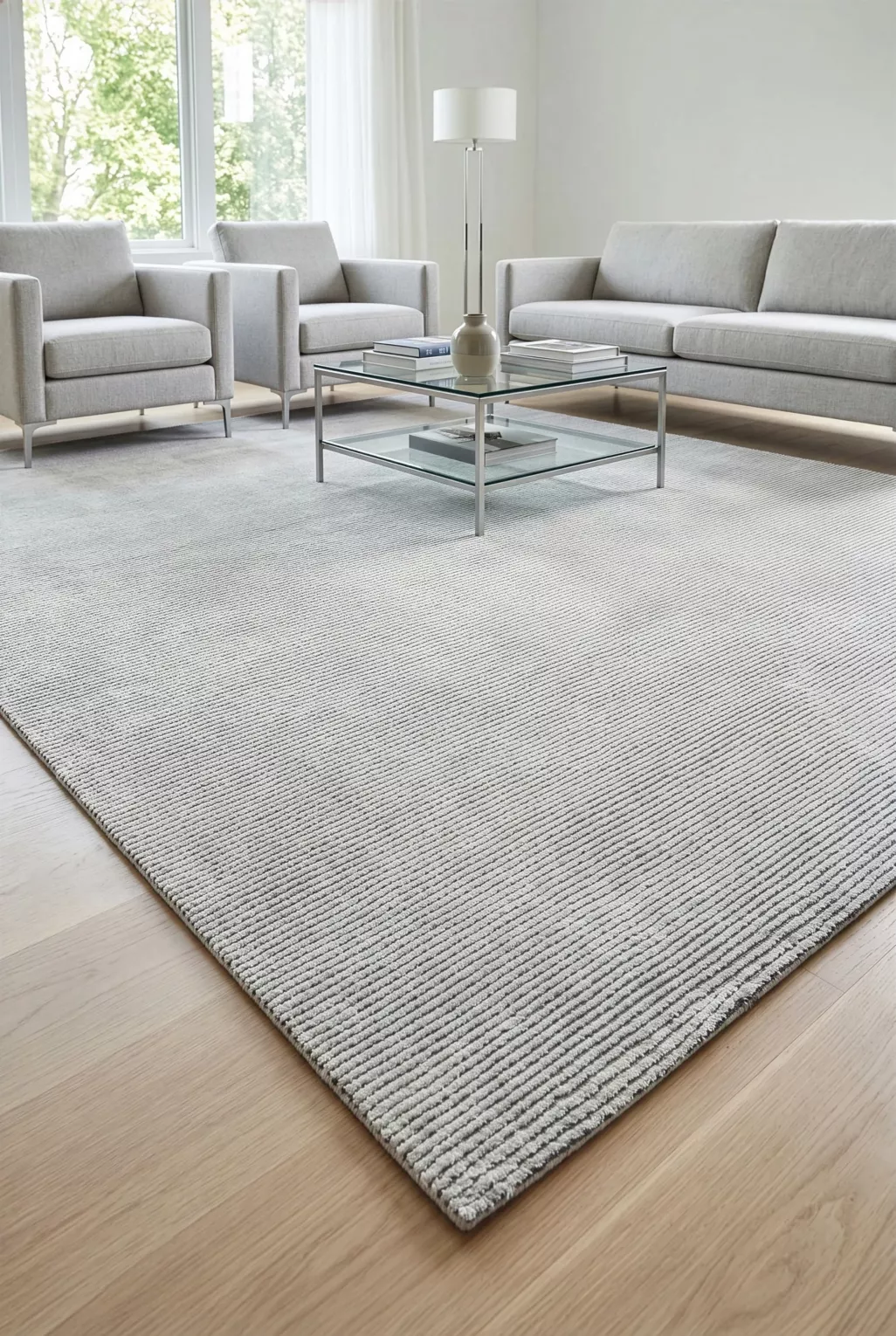 Dywan 60x100 cm szaro, czarny zdobiony abstrakcyjnym wzorem ASIA 3 Eurofirany