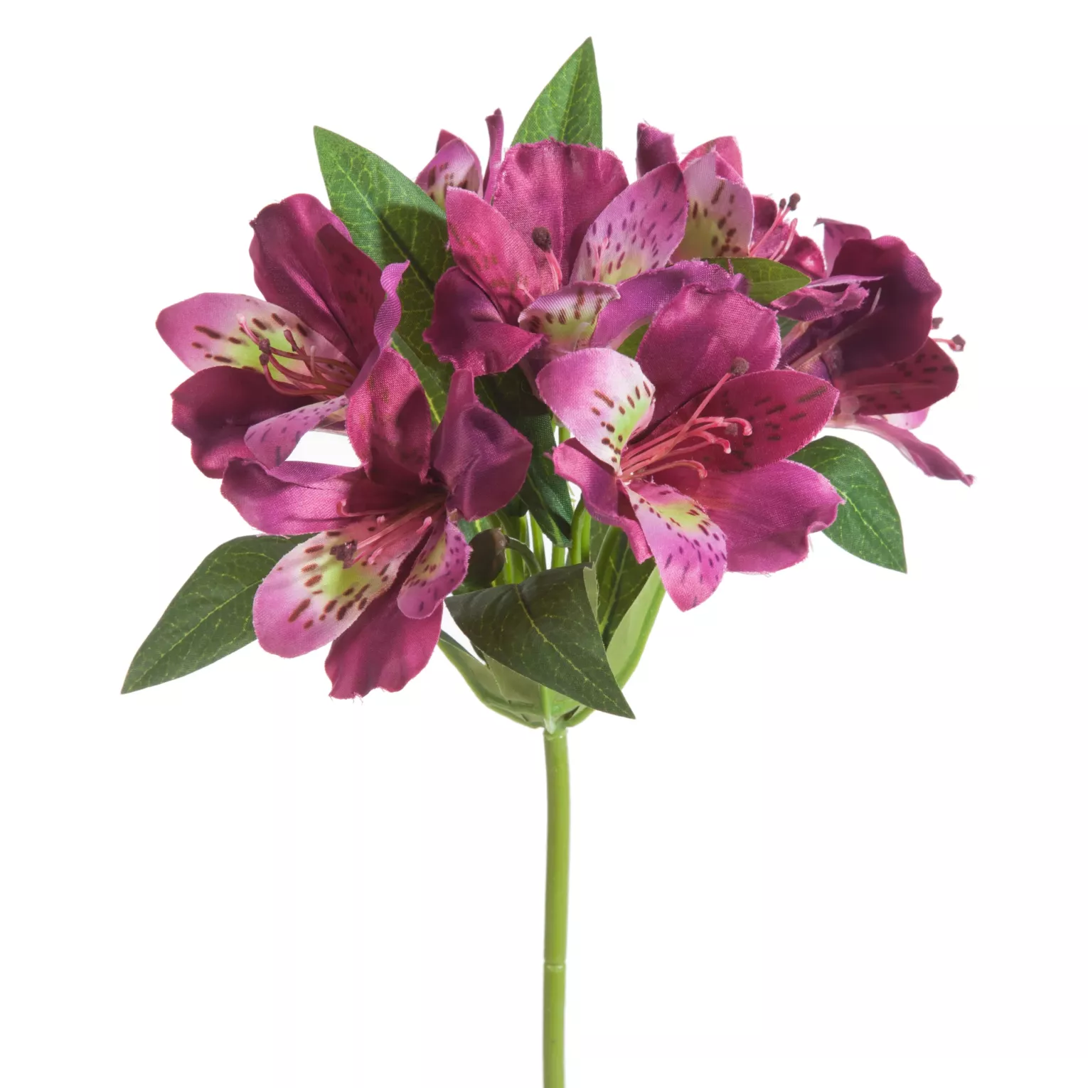 Kwiat sztuczny rododendron amarantowy 48 cm