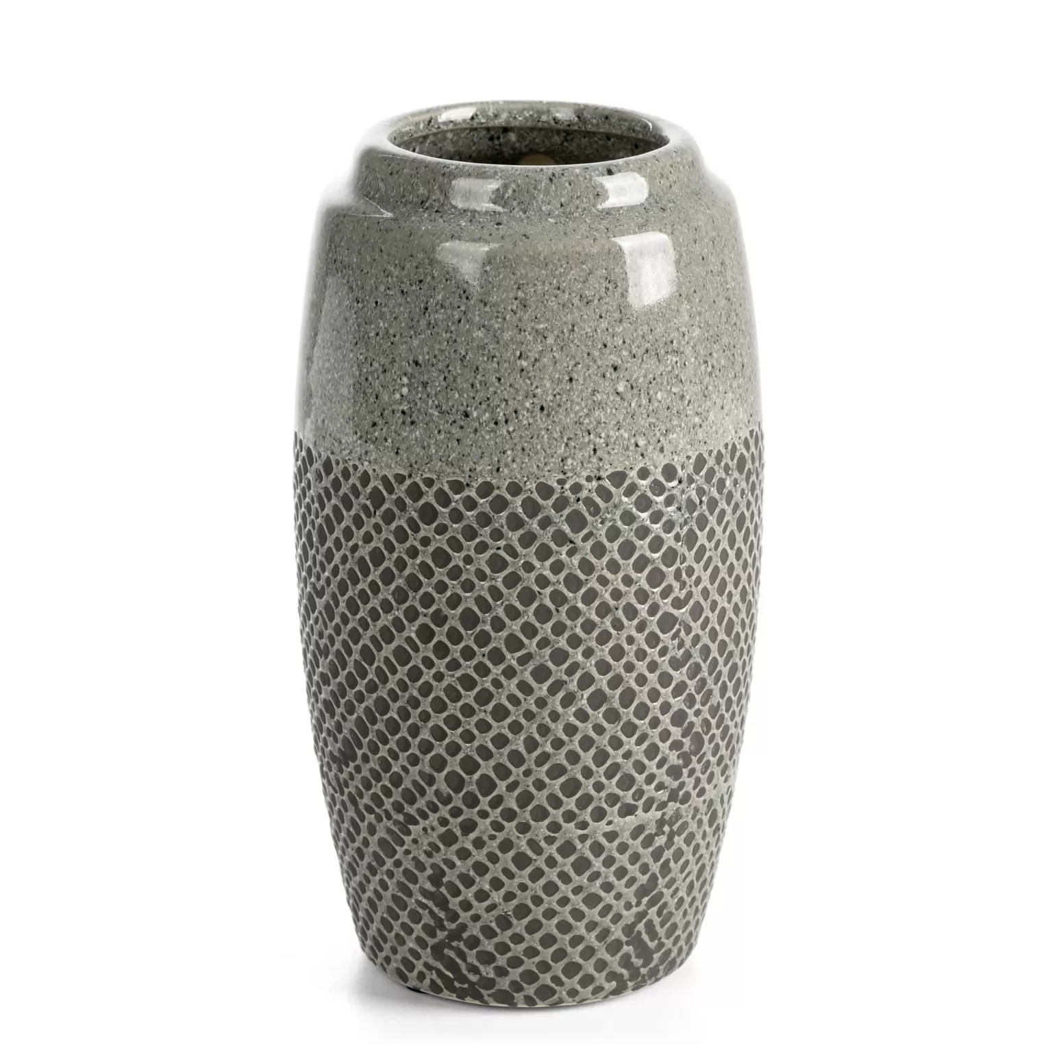 Wazon dekoracyjny stalowy w nowoczesnej stylistyce 13x25 cm NORI Eurofirany