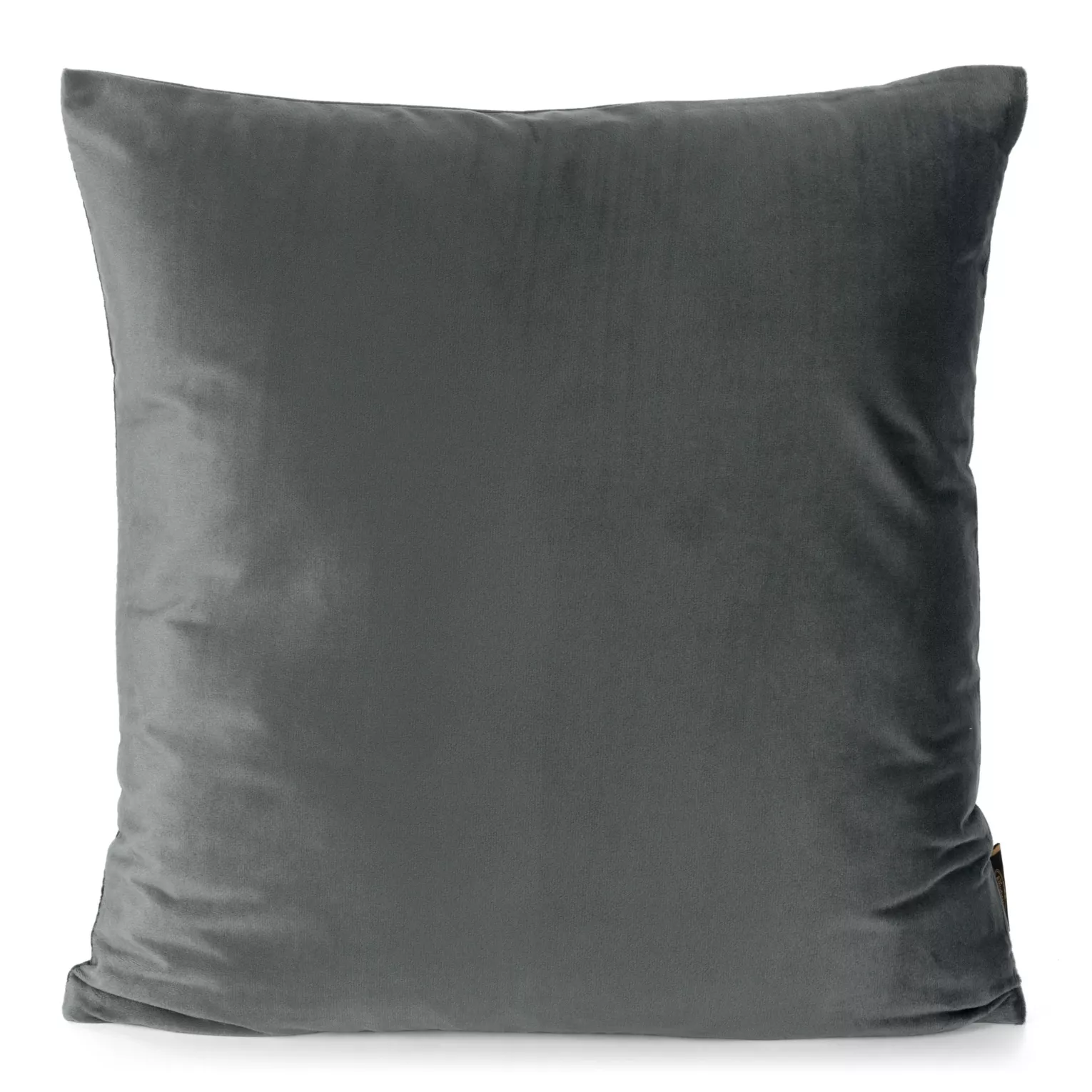 Poszewka na poduszkę 60x60 cm welwetowa stalowa ELORA EUROFIRANY PREMIUM
