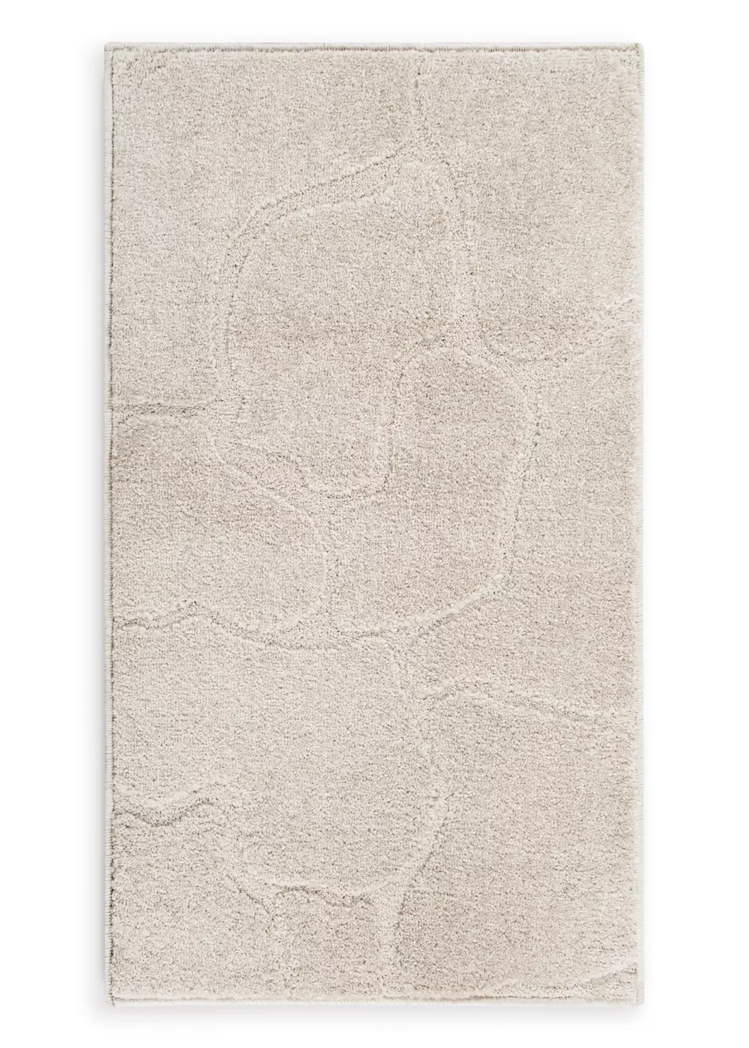 Dywan 80x150 cm beżowy wytłaczany z organicznym wzorem ALBA2 Eurofirany