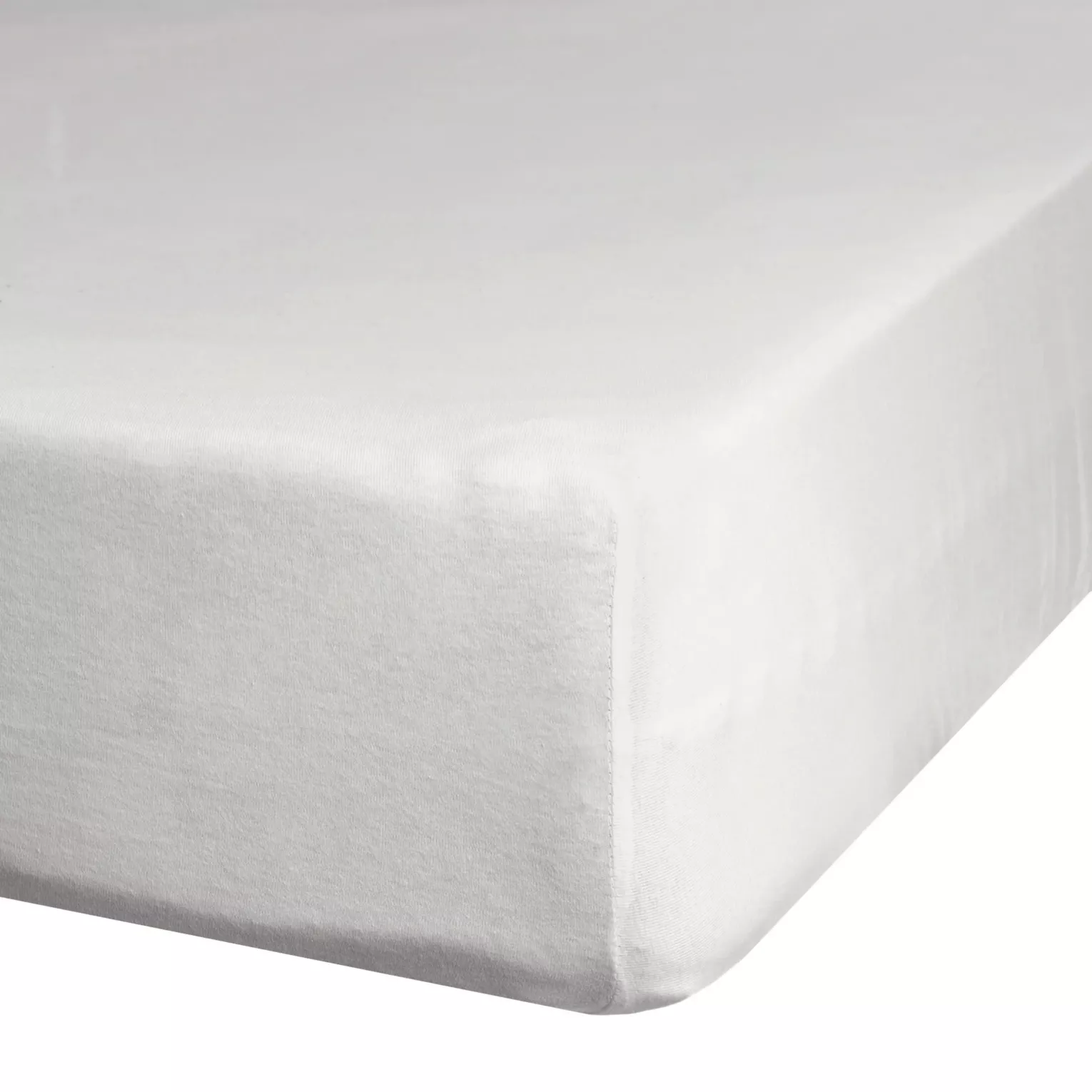 Prześcieradło jersey z gumką 160x200 cm z bawełny kolor kremowy 140 g/m2 Eurofirany