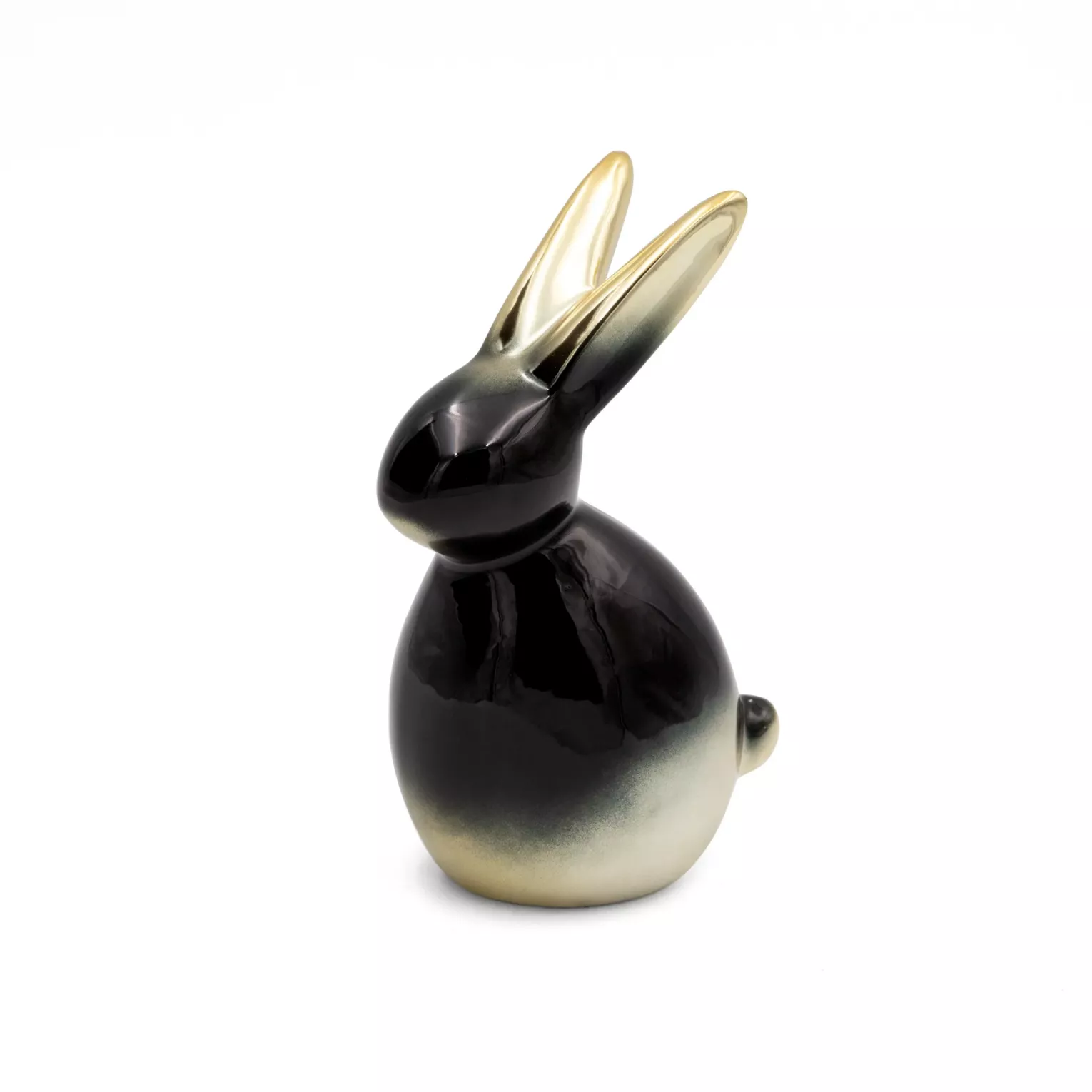 Figurka wielkanocna ZAJĄCZEK z glinki ceramicznej z efektem ombre