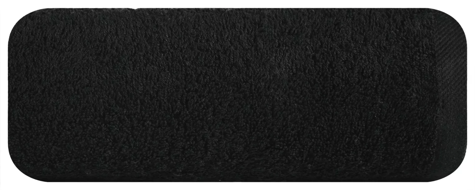 Ręcznik kąpielowy 70x140 cm bawełniany kolor czarny 500 g/m2 GŁADKI 2 Eurofirany