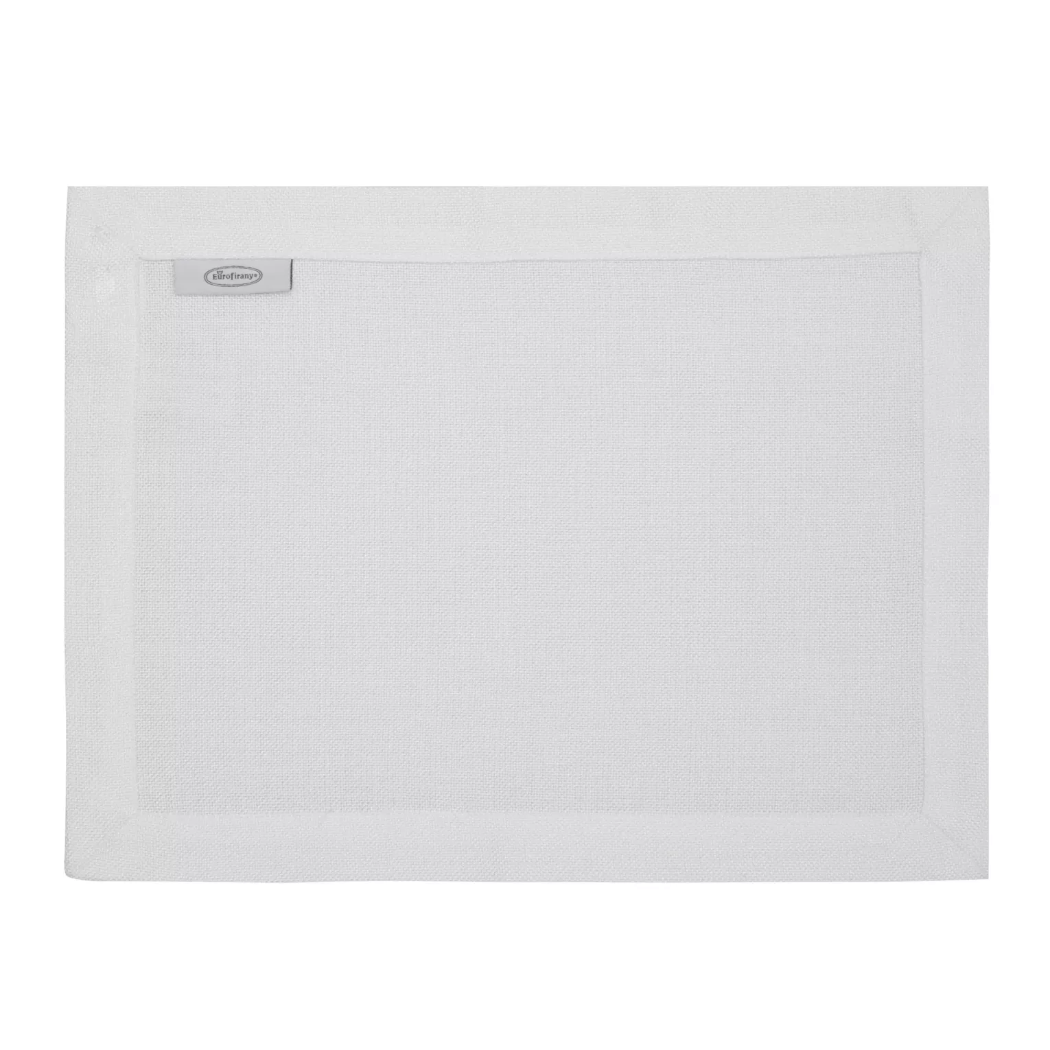 Komplet serwet 4 szt białych 30x40 cm STELLA 2 zdobiony listwą