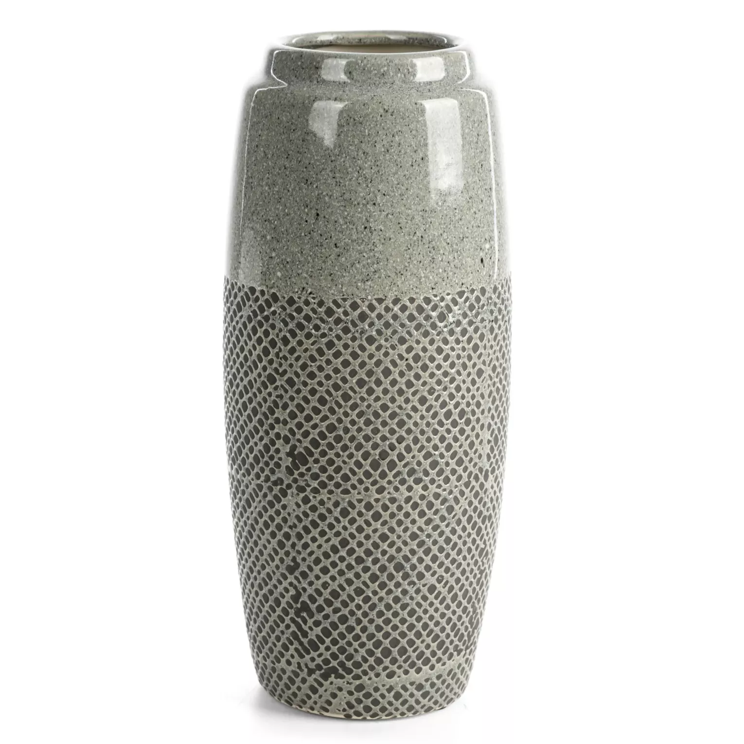 Wazon dekoracyjny stalowy w nowoczesnej stylistyce 16x36 cm NORI Eurofirany