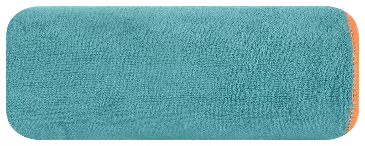 Ręcznik plażowy 80x160 cm z mikrofibry kolor turkusowy szybkoschnący 380 g/m2 IGA Eurofirany
