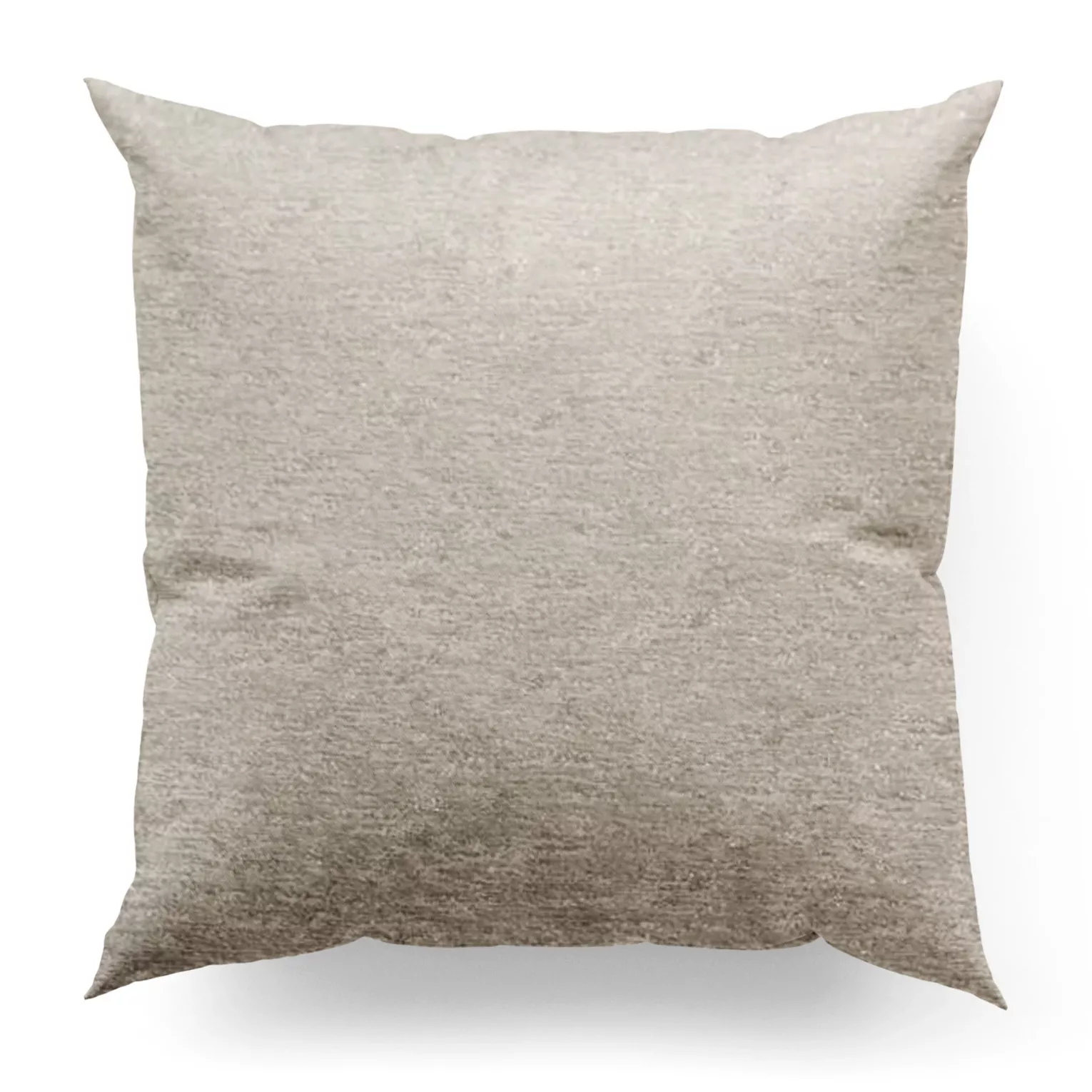 Poszewka na wymiar TEXTURE 2 oliwkowo srebrna z miękkiej tkaniny szenilowej z błyszczącym nadrukiem