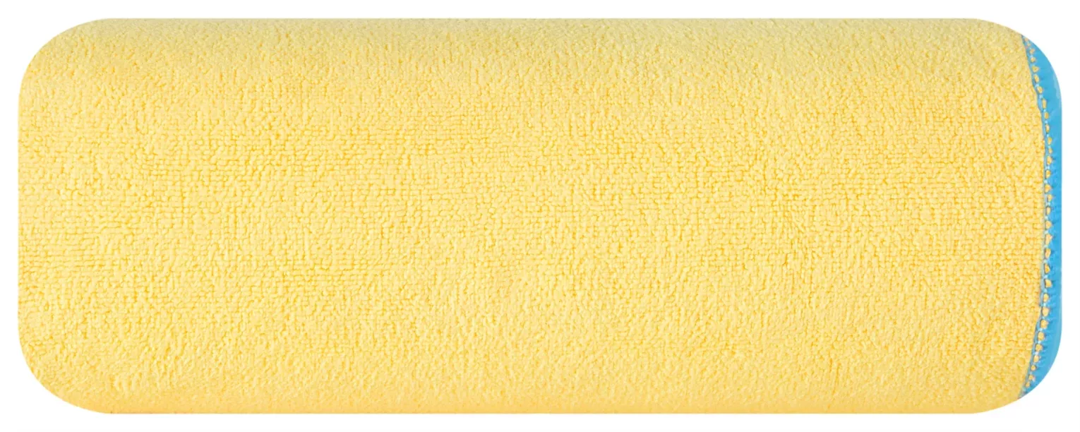 Ręcznik plażowy 80x160 cm z mikrofibry kolor żółty szybkoschnący 380 g/m2 IGA Eurofirany