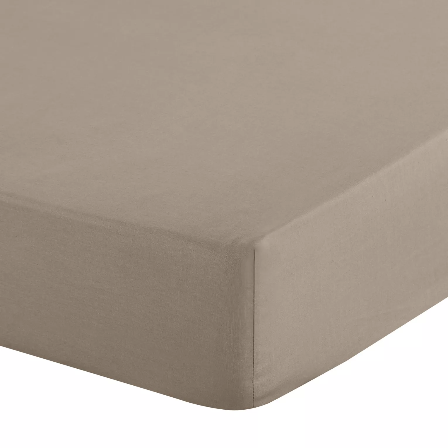 Prześcieradło z gumką 180x200 cm z mikrowłókna kolor beżowy 90 g/m2 SOFT Design 91 Eurofirany