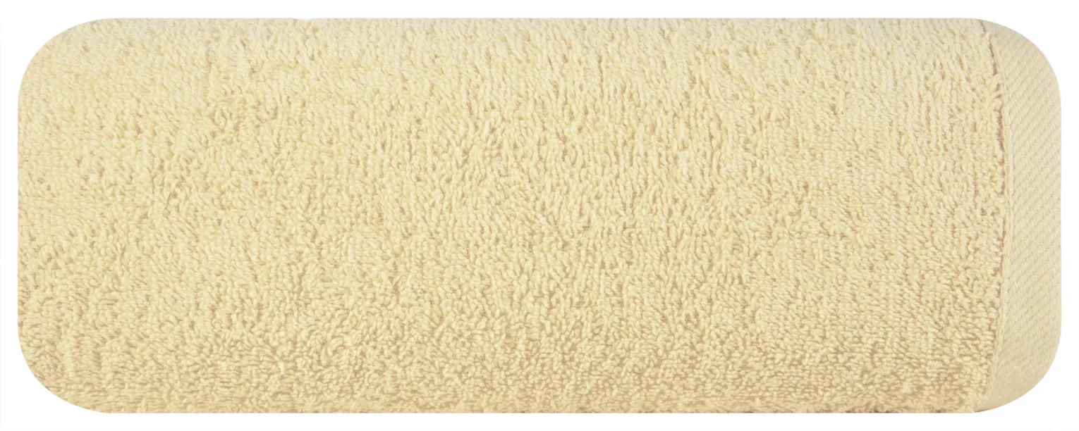 Ręcznik kąpielowy 50x100 cm bawełniany kolor beżowy 500 g/m2 GŁADKI 2 Eurofirany