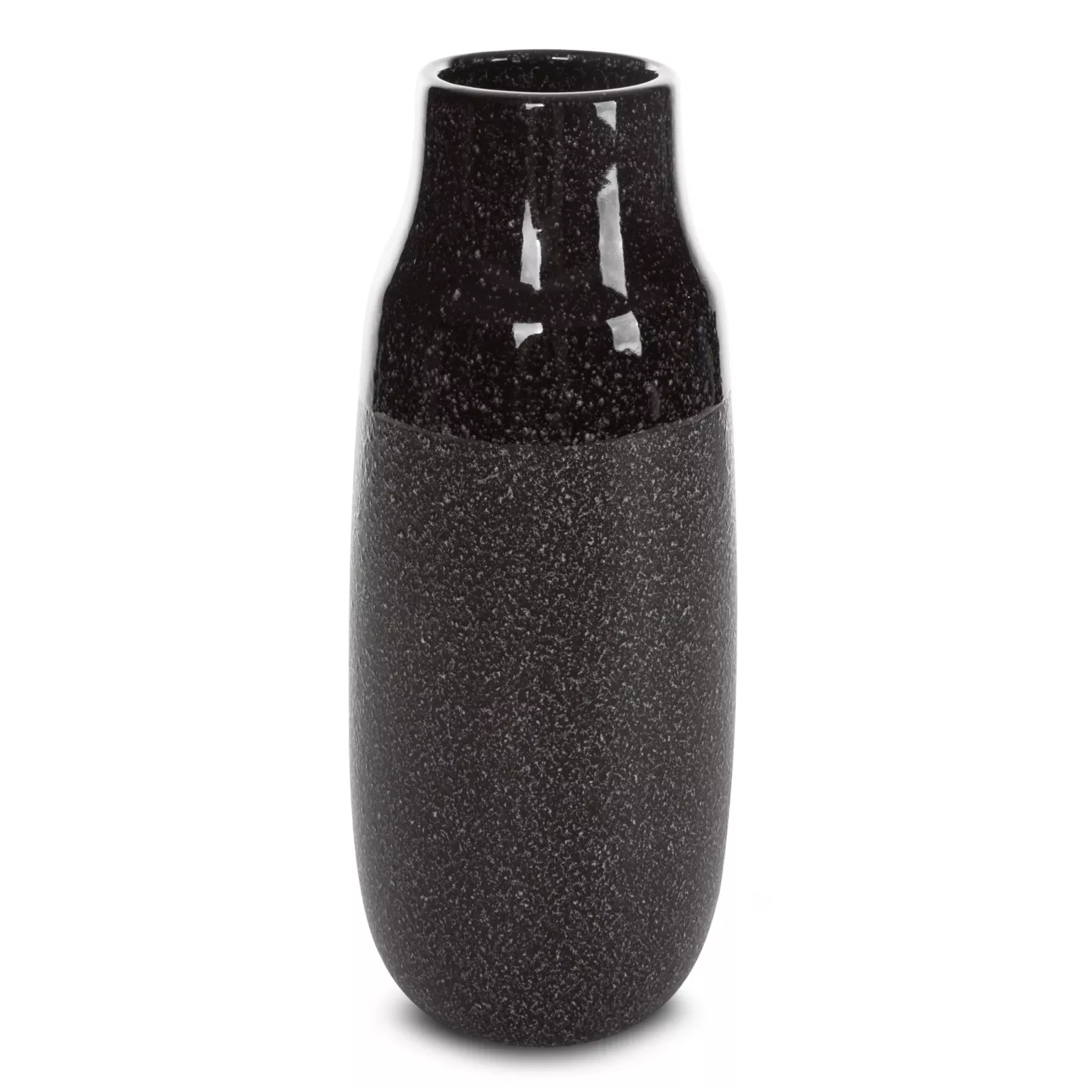 Wazon ceramiczny stalowy dekoracyjny średnica 15x36 cm MANDI Eurofirany